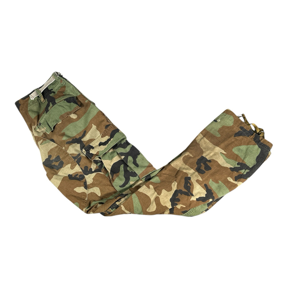 VTG Military BDU Camo Cargo Pants Woodland - Picture 1 of 5